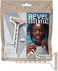 Bevel Essentials Disposable Safety Razor for Men Double Edge Stainless Steel Blade Prevents Scratches and Razor Bumps, Travel Essentials 5 Pack
