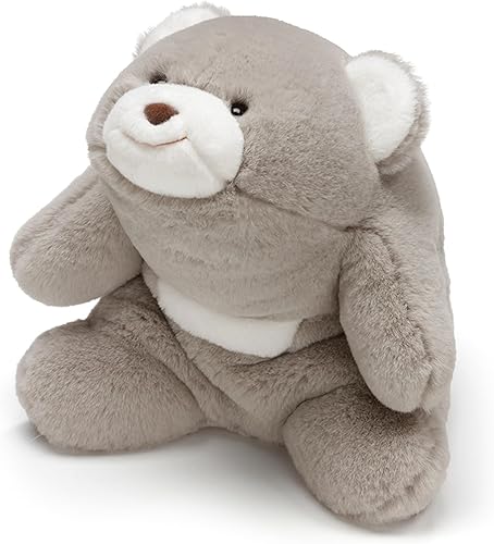 Gund Snuffles - Oso de peluche, Gris Snuffles (gris),Multicolor,Snuffles (blanco)