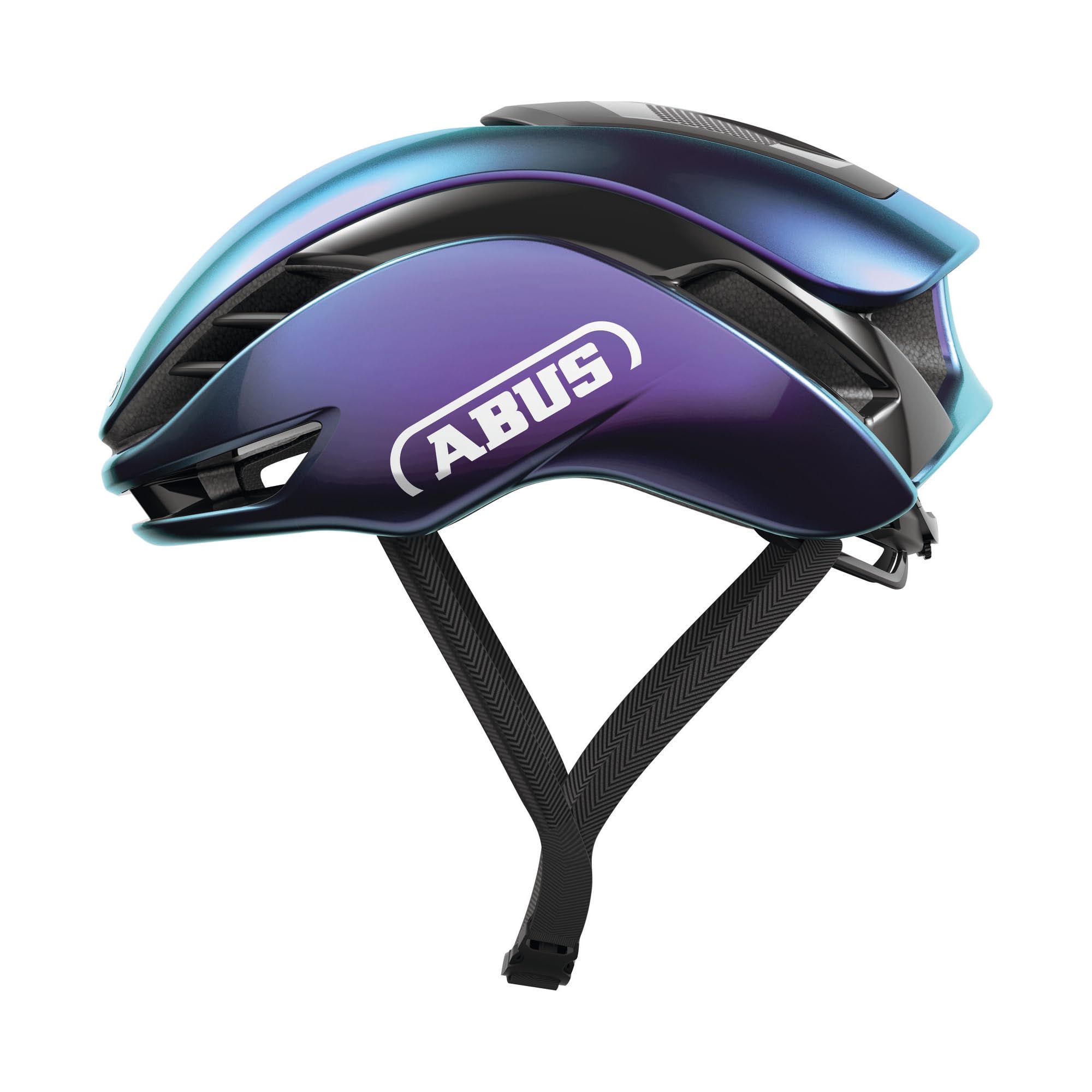 ABUS GameChanger 2.0 Racing Bicycle Helmet - High-performance Aero Road Bike Helmet with Optimised Aerodynamics and Ventilation for Men and Women - Size L, Purple