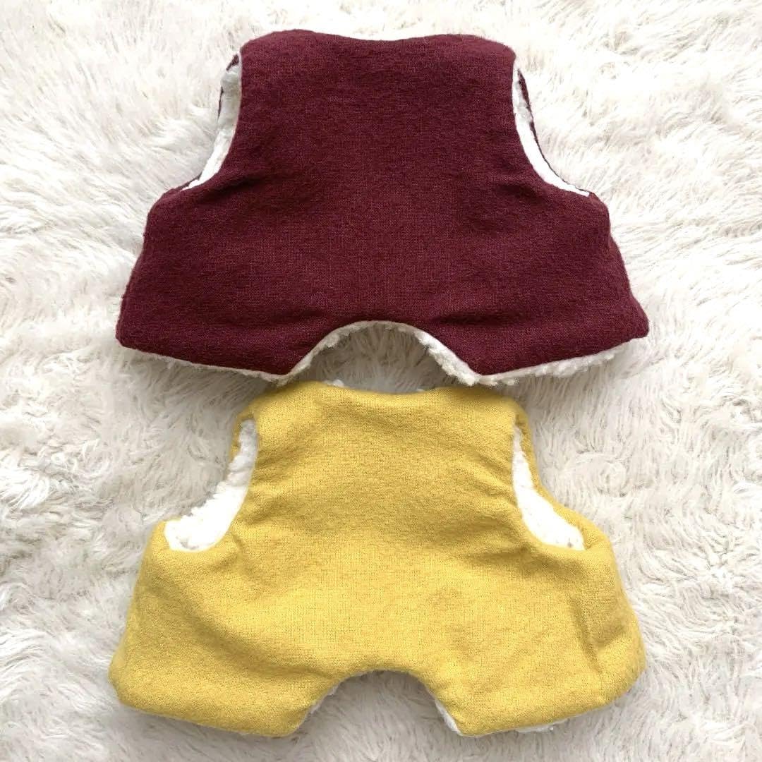 Amazon.co.jp: タグ ボントン ベア くま ぬいぐるみ & ベスト2枚セット 
