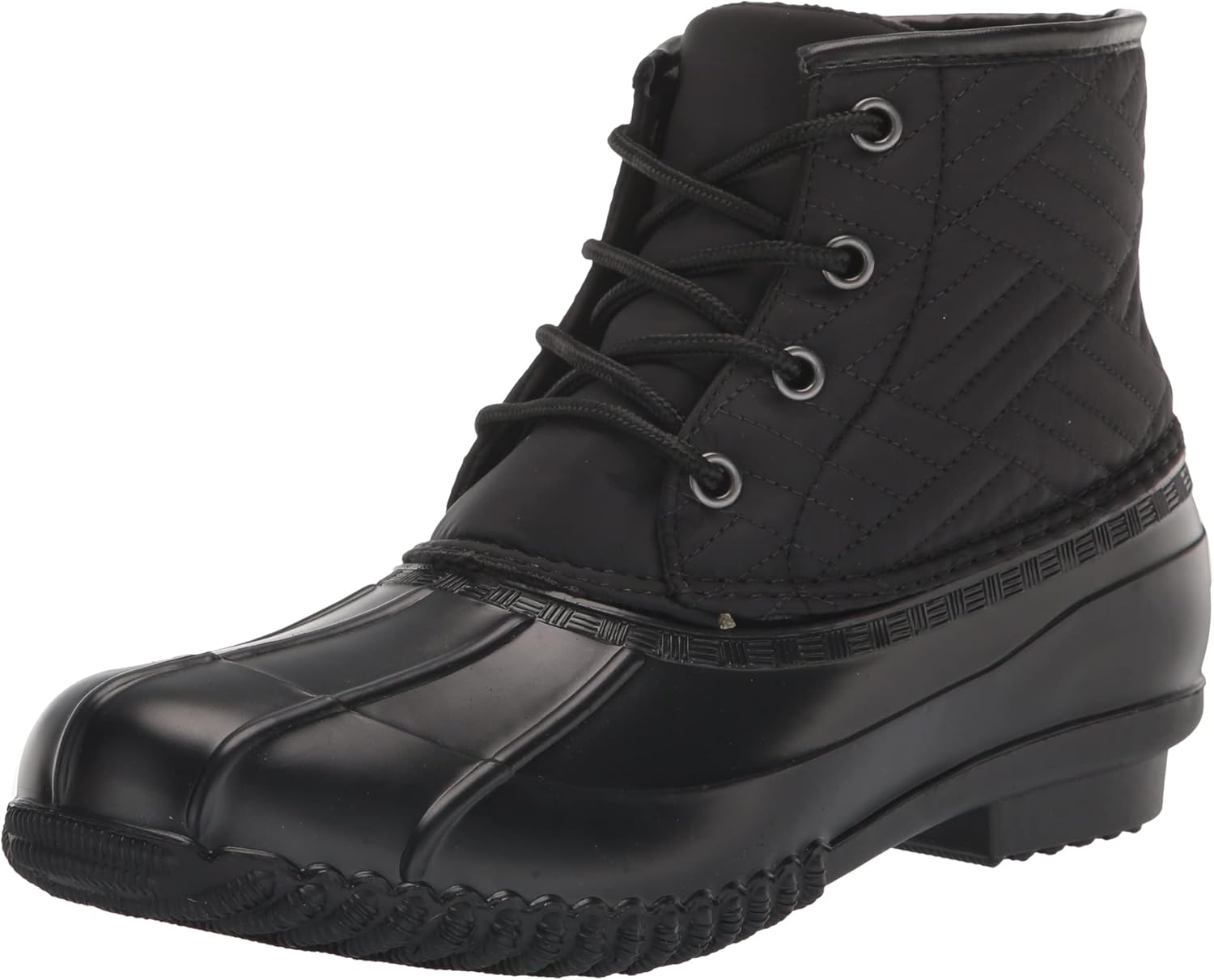 Avenue Womens Plus Size Mona Quilted Weather Fashion Boot, Black, 7 Wide US