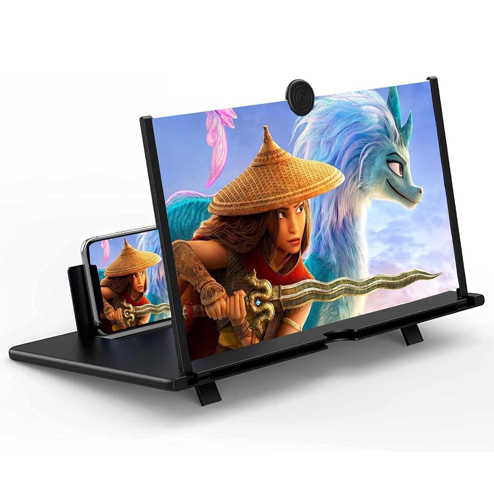 Lente Ingrandimento Schermo Telefono 12" - Pieghevole, Con Altoparlante, HD 3D - Foto 5