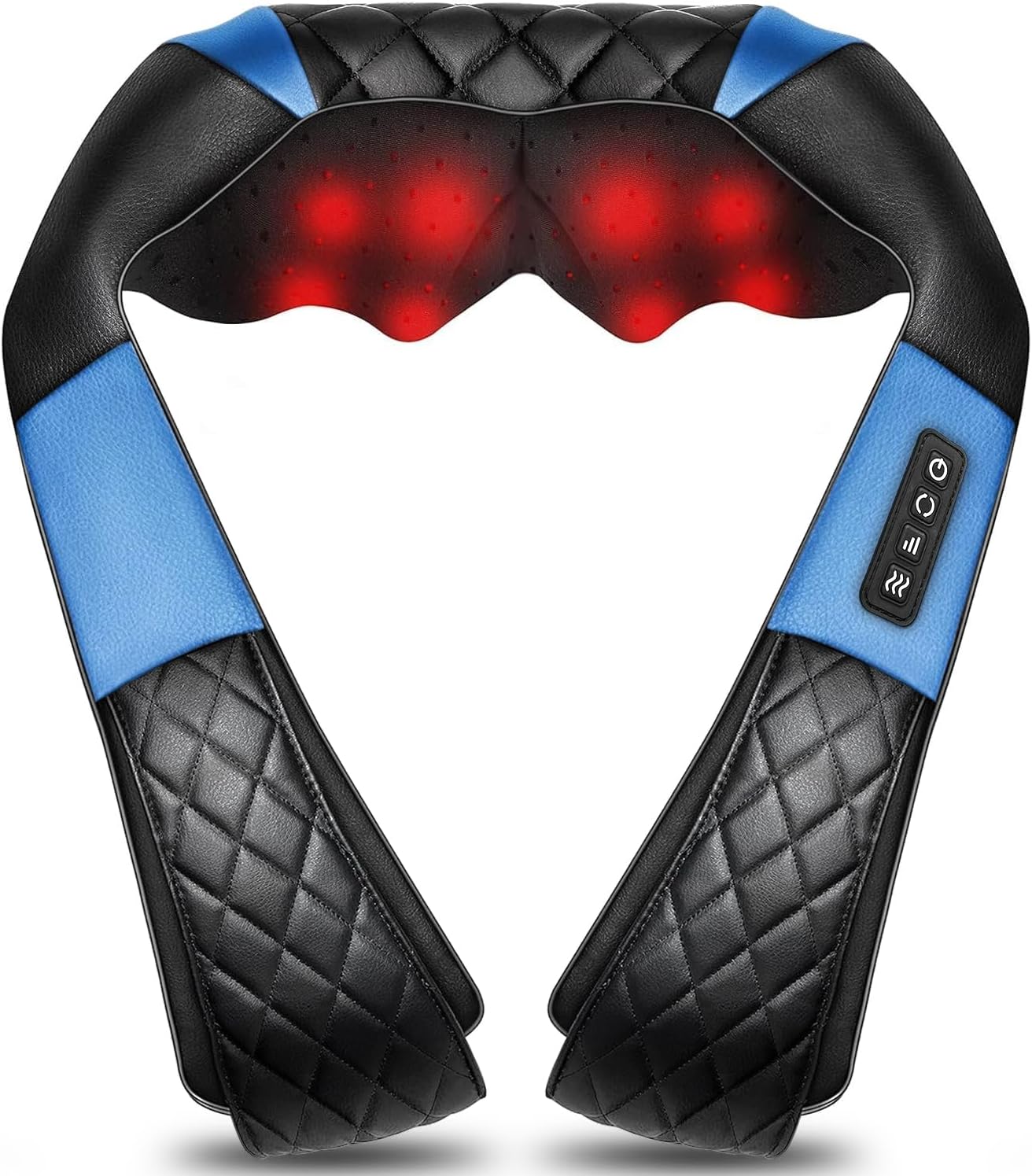 Amazon.com: hemsoe Shiatsu Neck Massager with Heat: Back and Shoulder ...