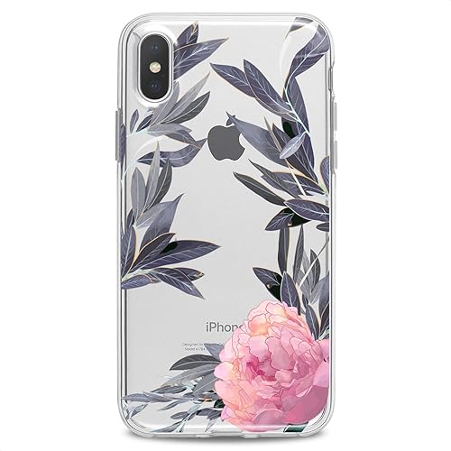 Miniatura 7 de Funda de TPU compatible con iPhone 16 15 14 13 12 11 Pro Max Plus Mini Xs Xr X 8+ 7 6 5 SE peonías rosas flores transparentes lindas florales