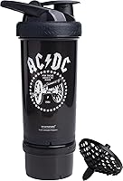 Vista 1 de Smartshake Revive ACDC - Botellas mezcladoras de proteínas de 25 onzas Vaso agitador inteligente para entrenamiento con almacenamiento para polvo +
