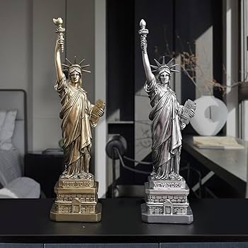 自由の女神 置物 インテリア　USA製 自由の女神 置物 30cm ニューヨーク 銅像 芸術品 美術品