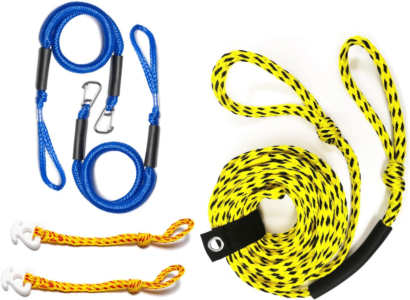 Bungee Dock Line Boat Ropes for Docking+Boat Tube Towable