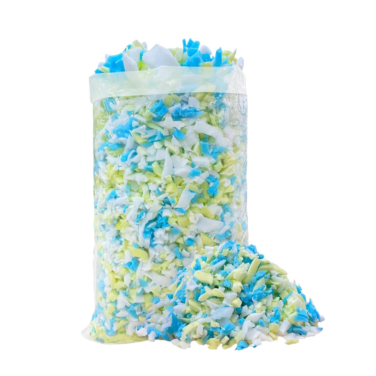 Remplissage En Mousse à Mémoire de Forme 2.3 Kg Remplissage de Rechange Remplissage D'oreiller Léger, Doux Et Confortable, Rembourrage En Mousse à Mémoire de Forme pour Le Rembourrage Des Oreillers