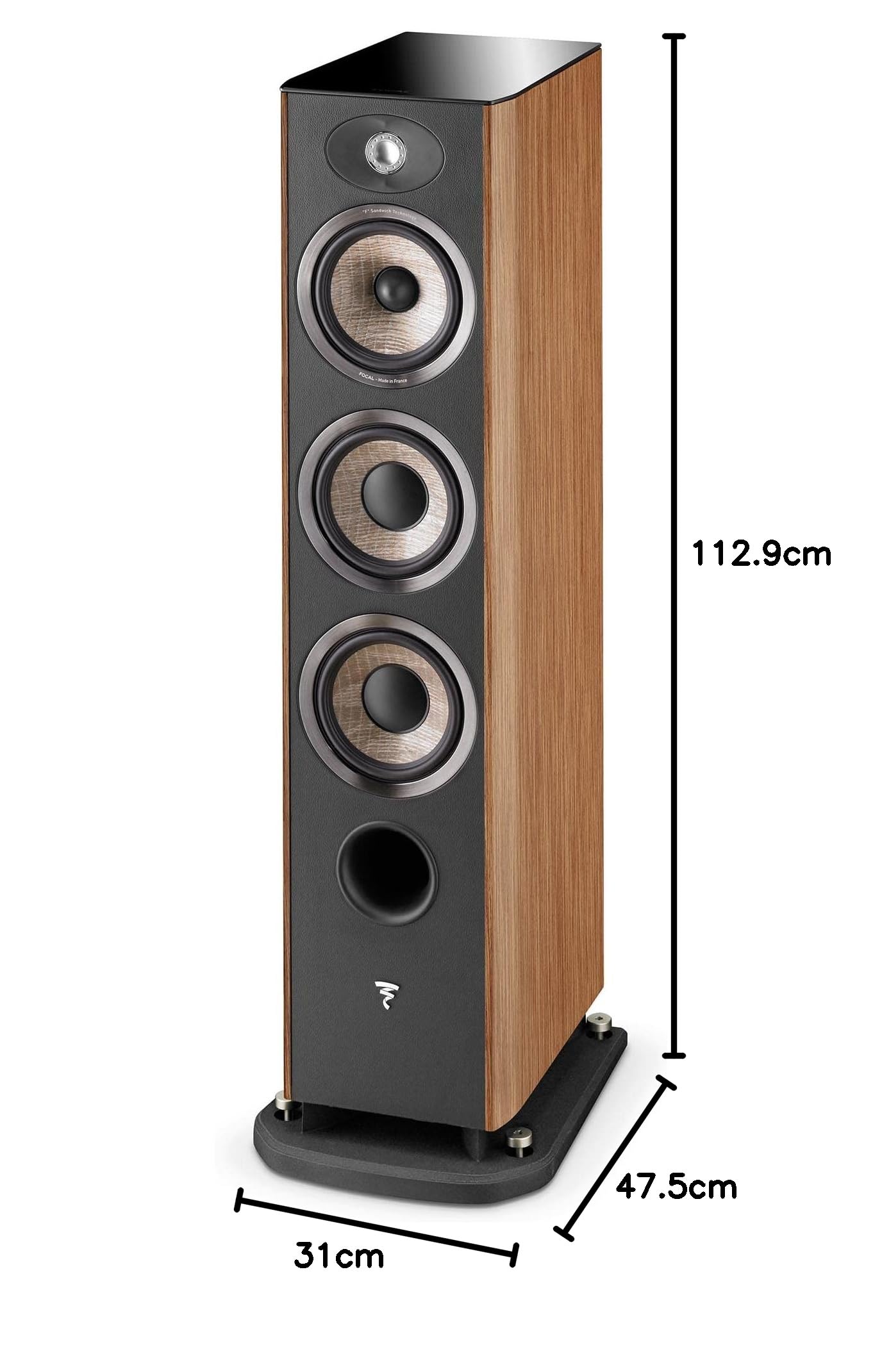 【杏子2021 プロフ必読】Focal Aria 926 NY 1本（左） Amazon.co.jp: Focal ARIA 926 プライム ウォールナット 3ウェイ