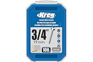 Kreg SPS-F075-100 Zinc Pocket Screws: Uniting Wood Projects with Strength and Precision