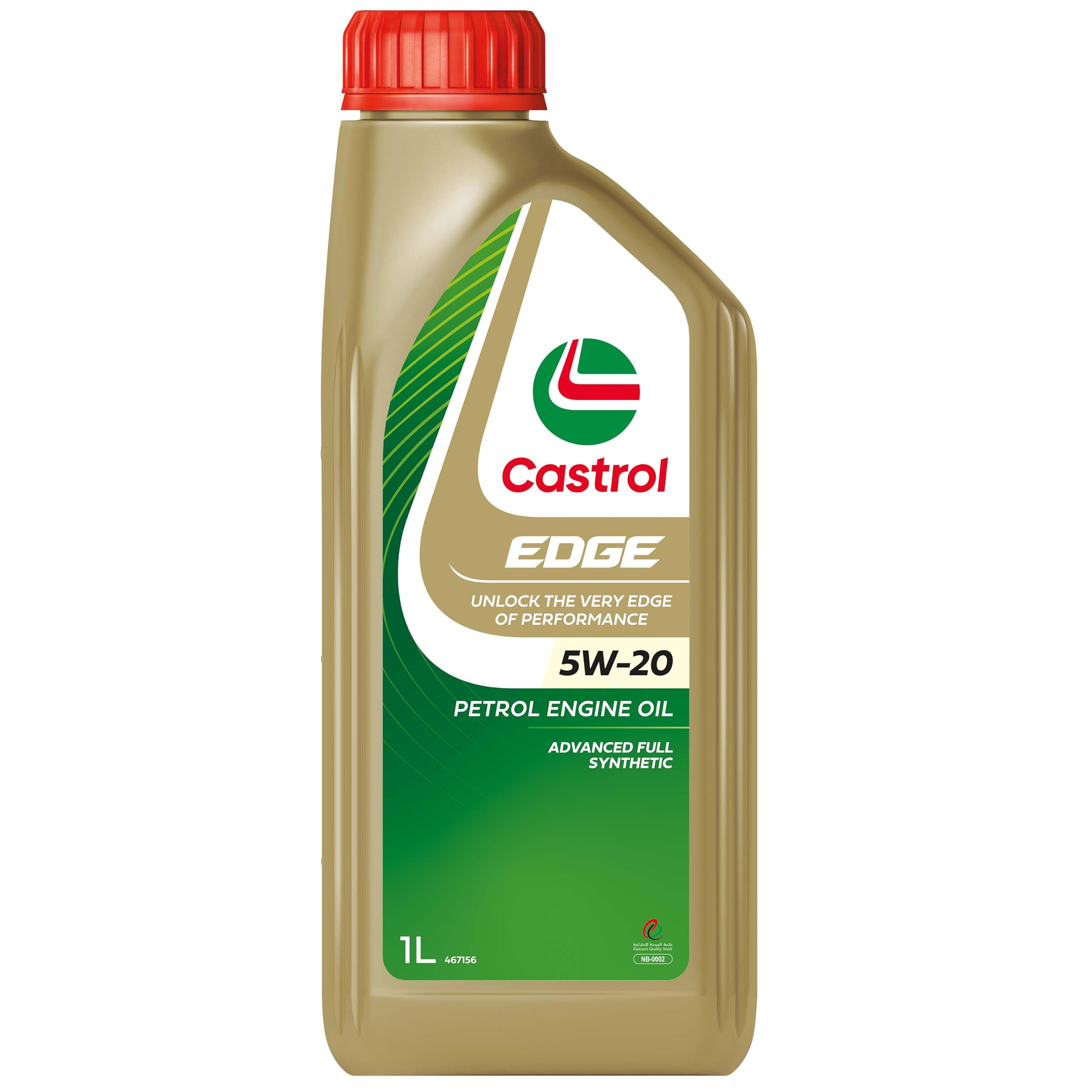 Castrol Edge Car Engine Oil 5W 20 Full Synthetic 1 L, Edge 5W-20, Clc51030208, Edge 5W-20