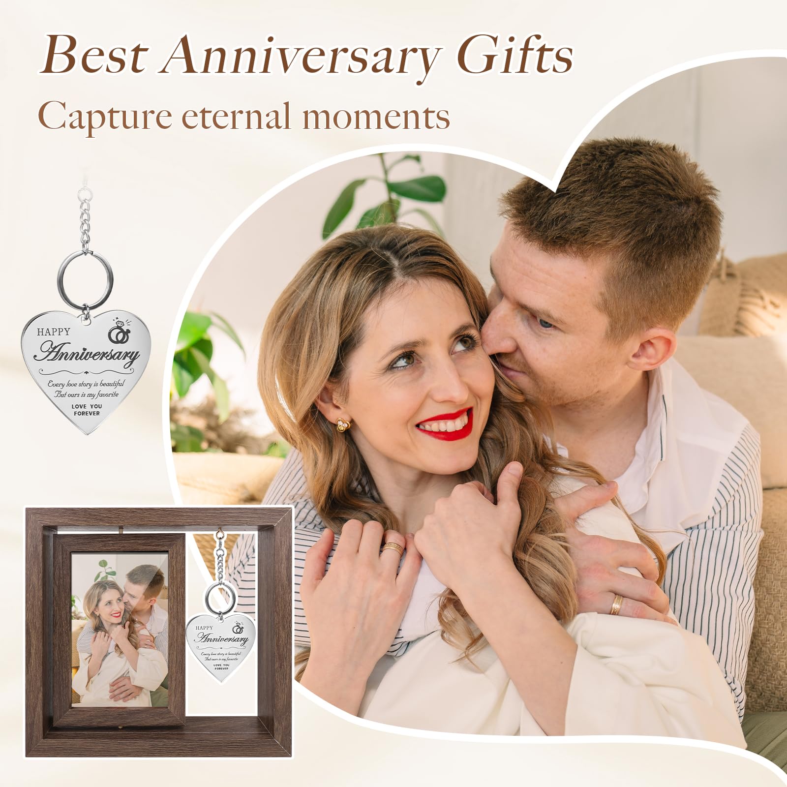 Porta-retratos Romântico Em Acrílico - Presente Personalizado Para Casal 10x15 Cm