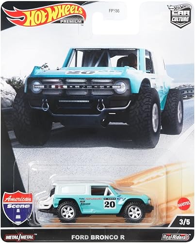 Hot Wheels - Ford Bronco R - Cultura del coche premium - Escena americana 3/5