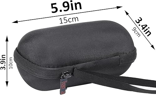 Miniatura 2 de khanka Estuche de viaje duro de repuesto para Sony SRS-XB13 Extra Bass Compact Portable Impermeable Bluetooth Altavoz (negro)