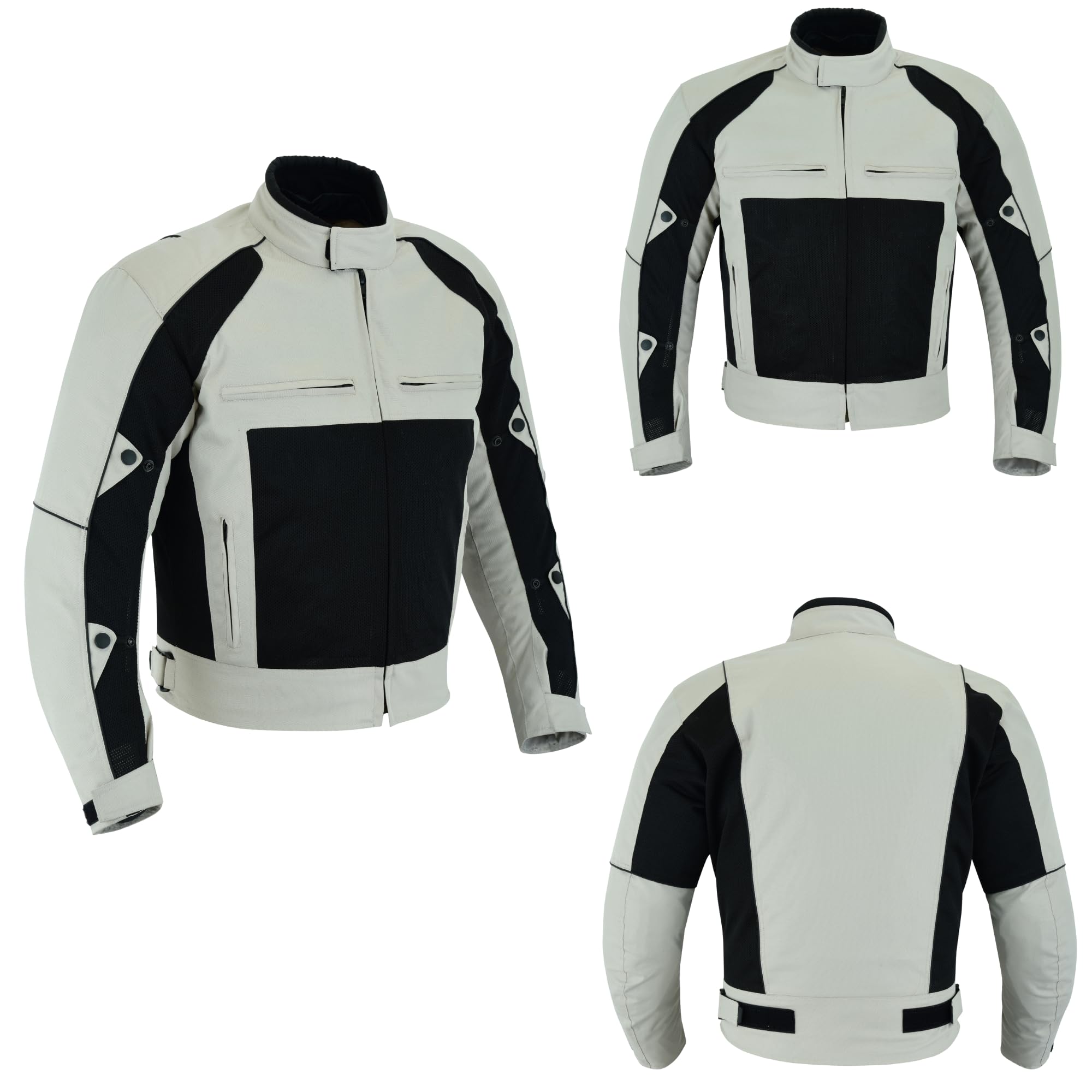Męska kurtka motocyklowa z tkaniny Air Mesh i Cordura 600D CE, ochronna kurtka motocyklowa z siateczką i wodoodporną podszewką, oddychająca odzież tekstylna dla motocyklistów