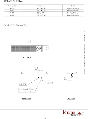 Miniatura 4 de Krome - Enjuague dispensador con espray lateral
