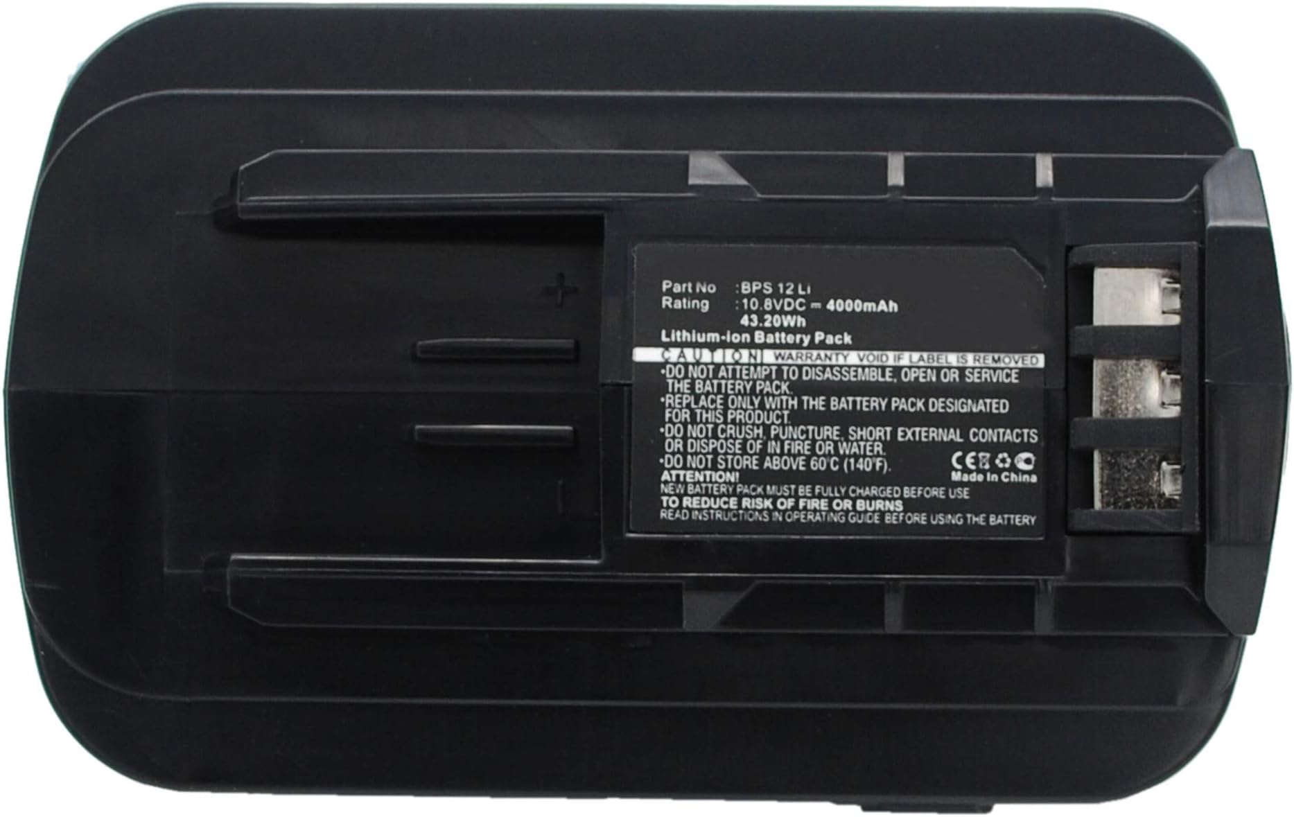 Synergy Digital Power Tool Battery, Works with Festool T12+3 Cordless Drill Power Tool, (Li-Ion, 10.8V, 4000 mAh) Ultra High Capacity Battery