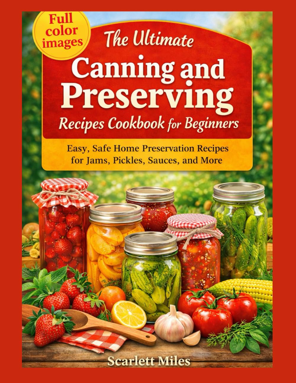 THE ULTIMATE CANNING AND PRESERVING RECIPES COOKBOOK FOR BEGINNERS: Easy, Safe home preservation recipes for jams, pickles, sauces, and more