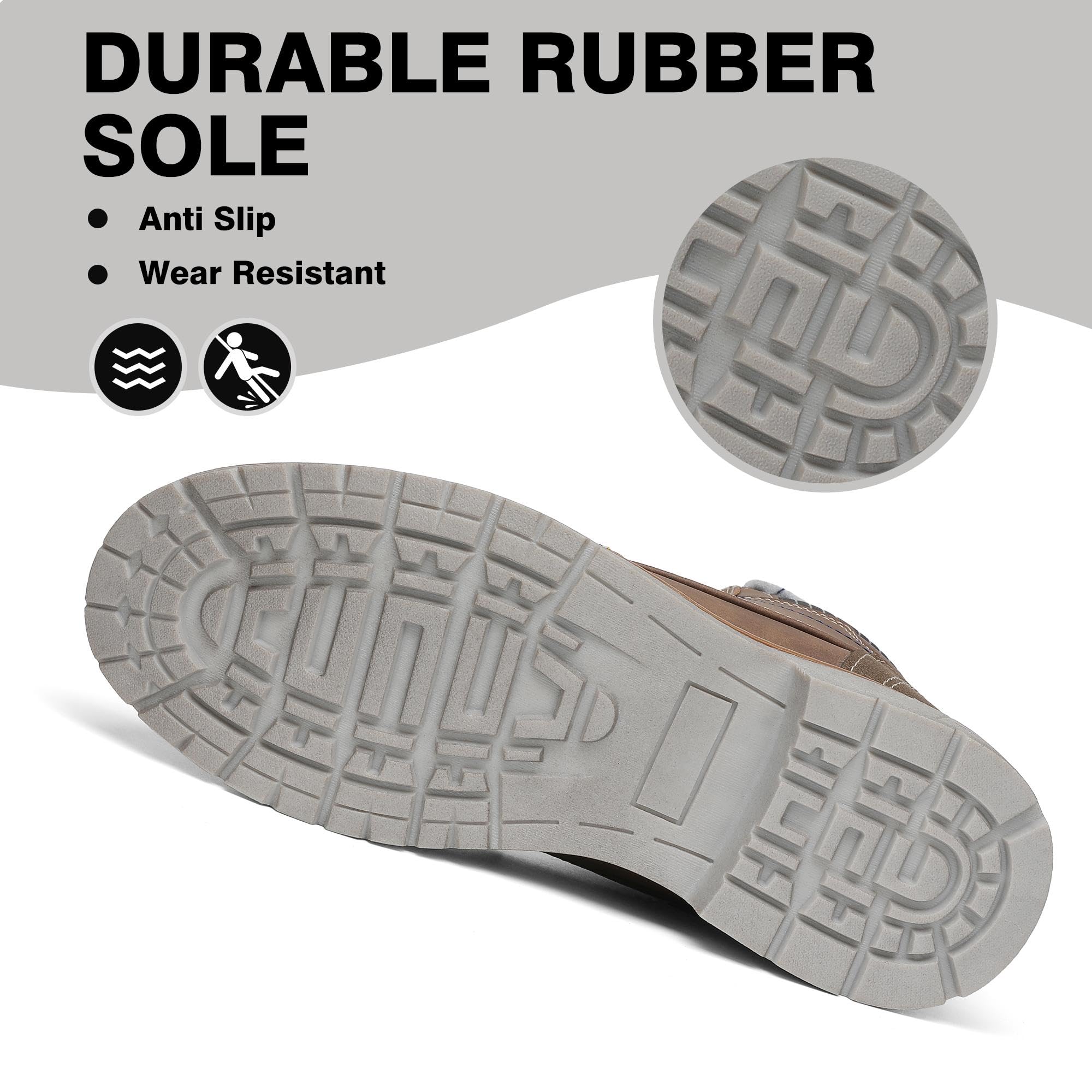 Mishansha Stivali Donna Uomo Invernali Trekking Impermeabile Stivali da Neve Outdoor Antiscivolo Scarpe