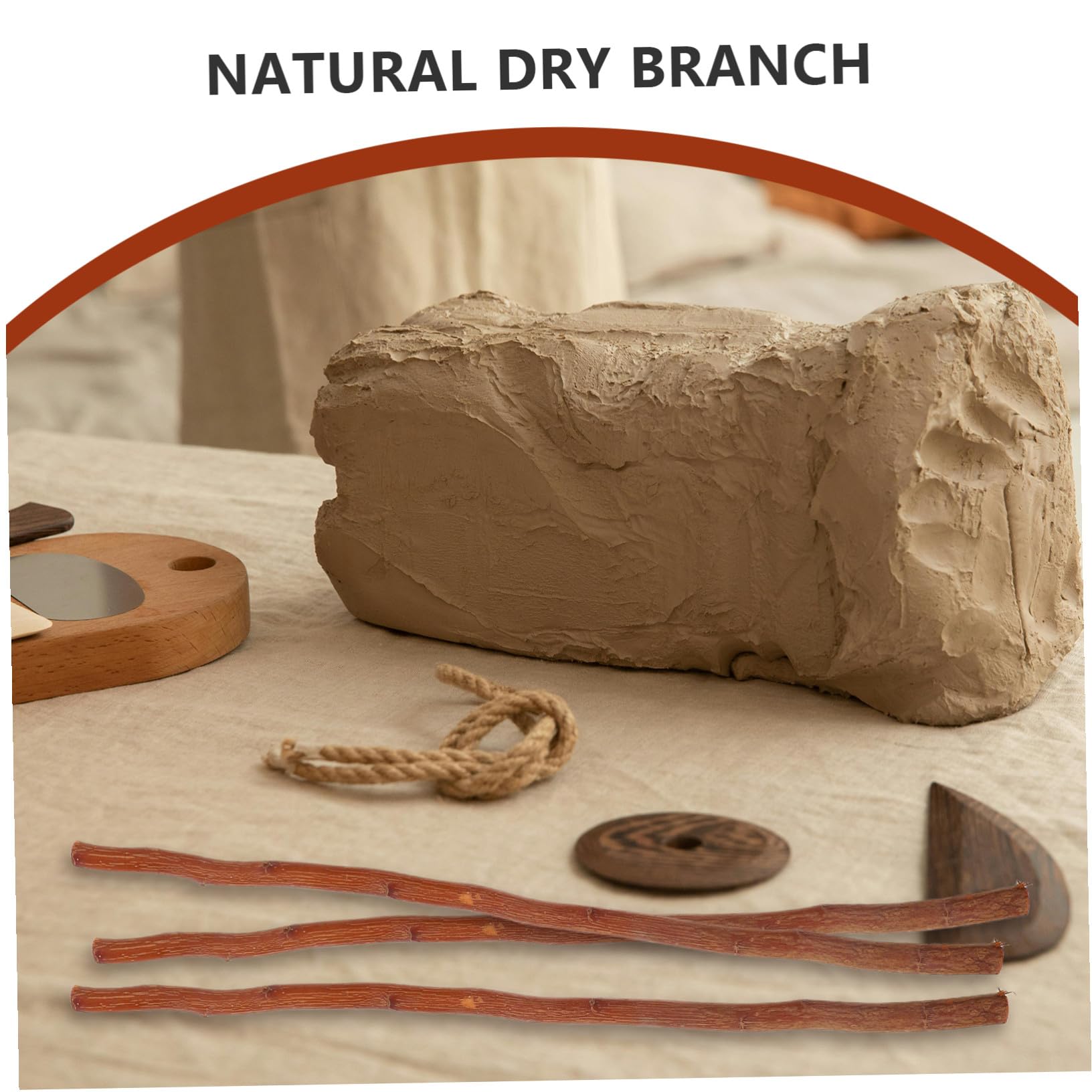Cabilock Palitos de Madera Natural para Manualidades y Decoración Rústica, 50 Piezas de Ramas Secas Marrones para Relleno de Jarrones y Paisajismo Creativo Varios estilos