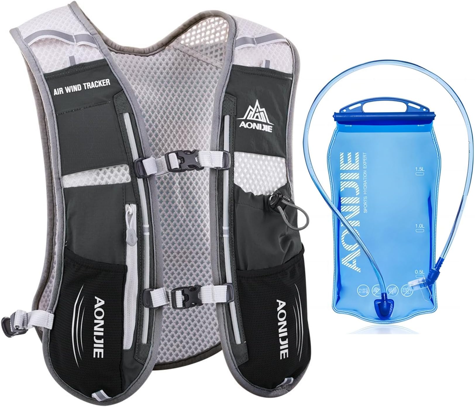 Hydration Vest Pack Backpack 5L Marathoner Running Race Hydration