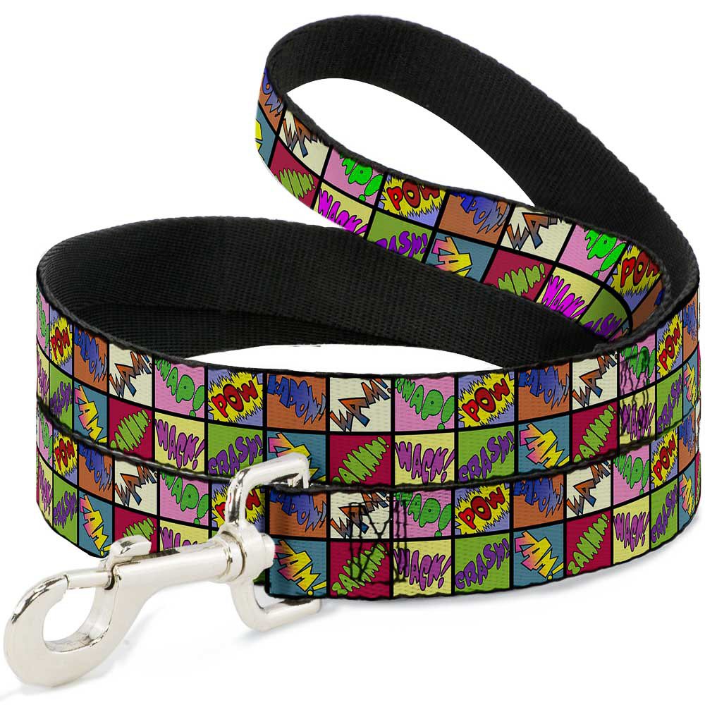 Laisse pour chien Buckle Down Effet de Son Checkers multicolore solide
