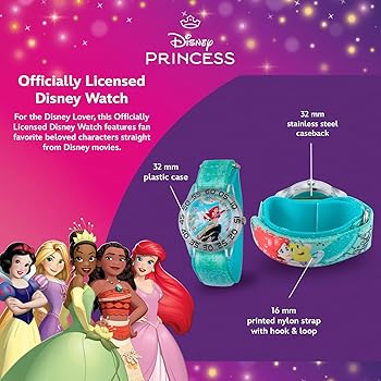 Amazon.com: Disney Little Mermaid Ariel Watch for Girls Age 4–7