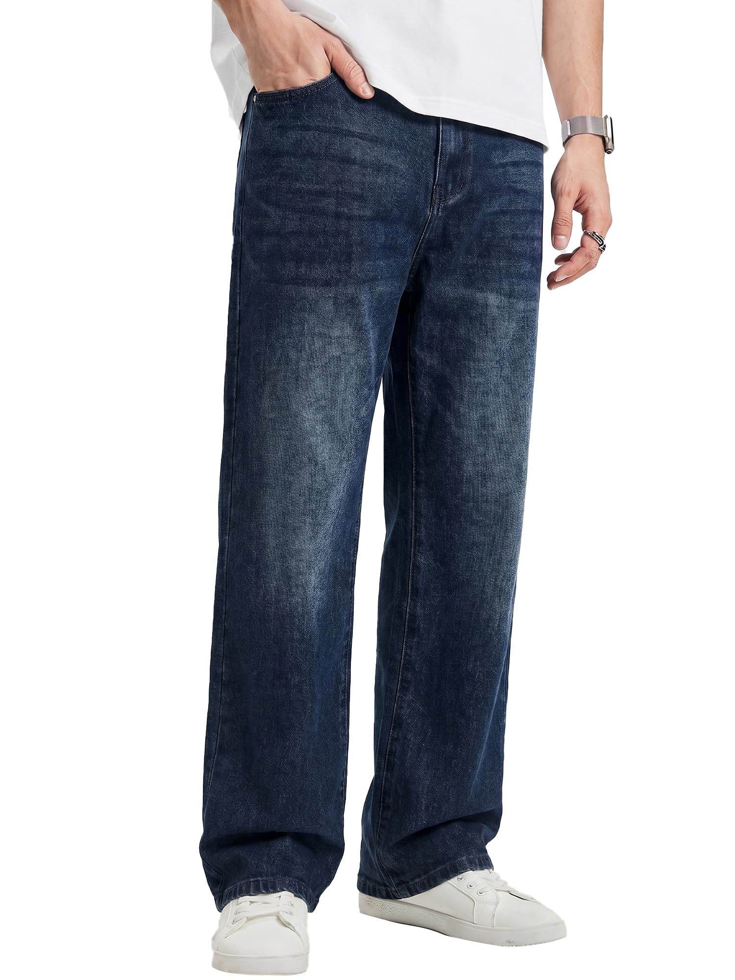 JMIERR Mens Baggy Jeans Stretch