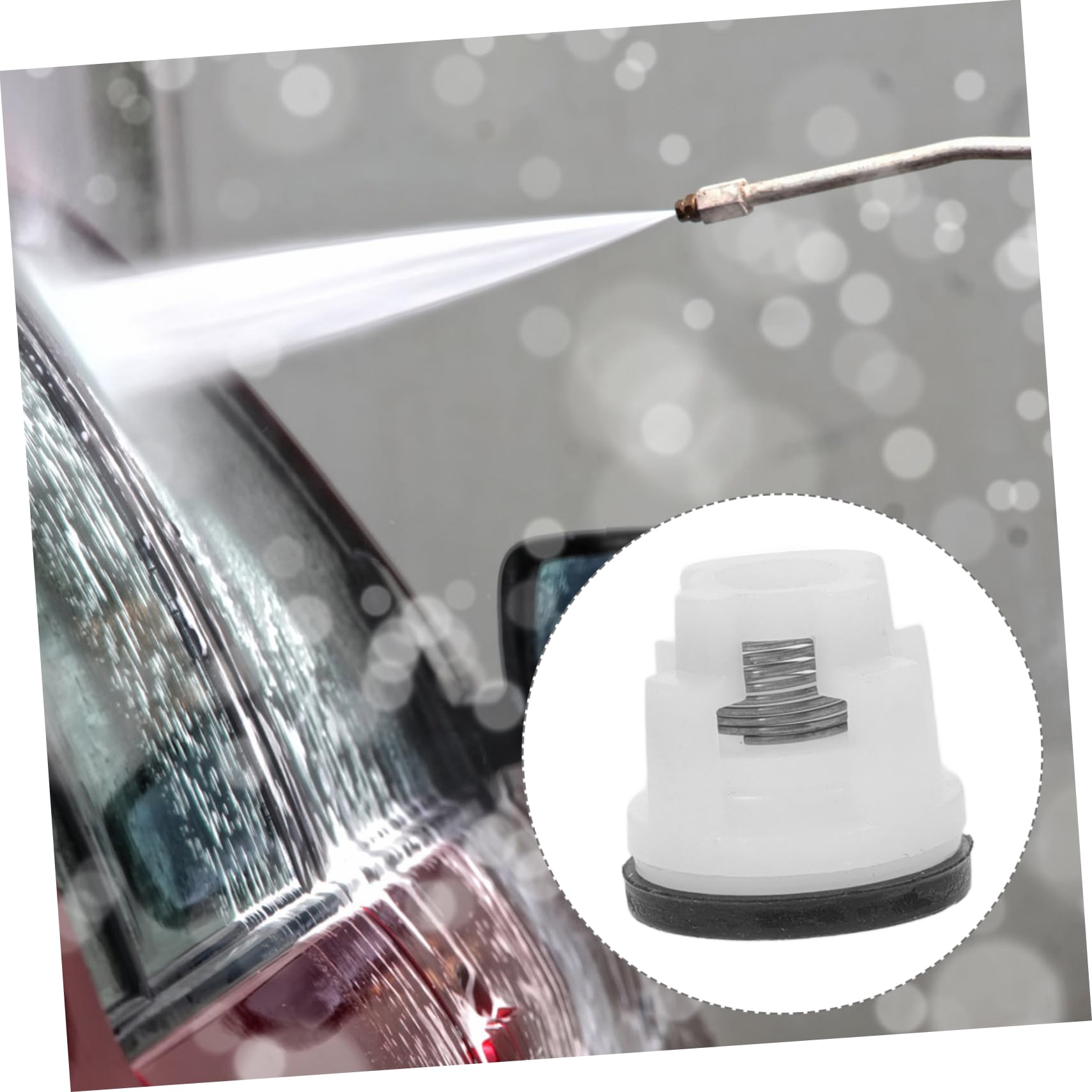 Válvula de Bomba para Hidrolavadora Pequeña 15mm X 14,7mm, Kit de 10 Unidades para Limpieza de Coche Portátil, Asiento de Válvula de Retención, Repuesto para Hidrolimpiadoras