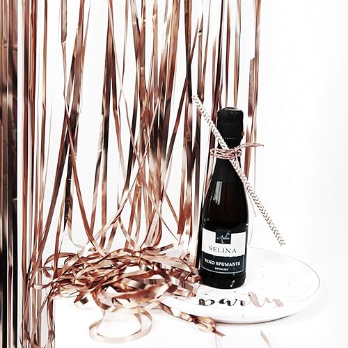 Miniatura 5 de CCINEE Paquete de 3 accesorios para cabina de fotos de calabaza naranja, cortinas de flecos de aluminio de 3.3 x 6.6 pies, telón de fondo de fotos,