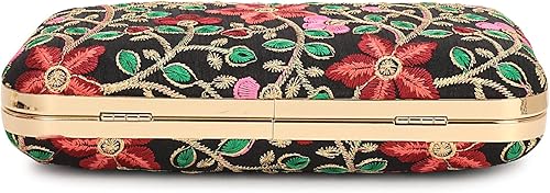 Miniatura 6 de LONGING TO BUY Bolso de mano de diseñador hecho a mano en caja - Bordado de zari para mujer