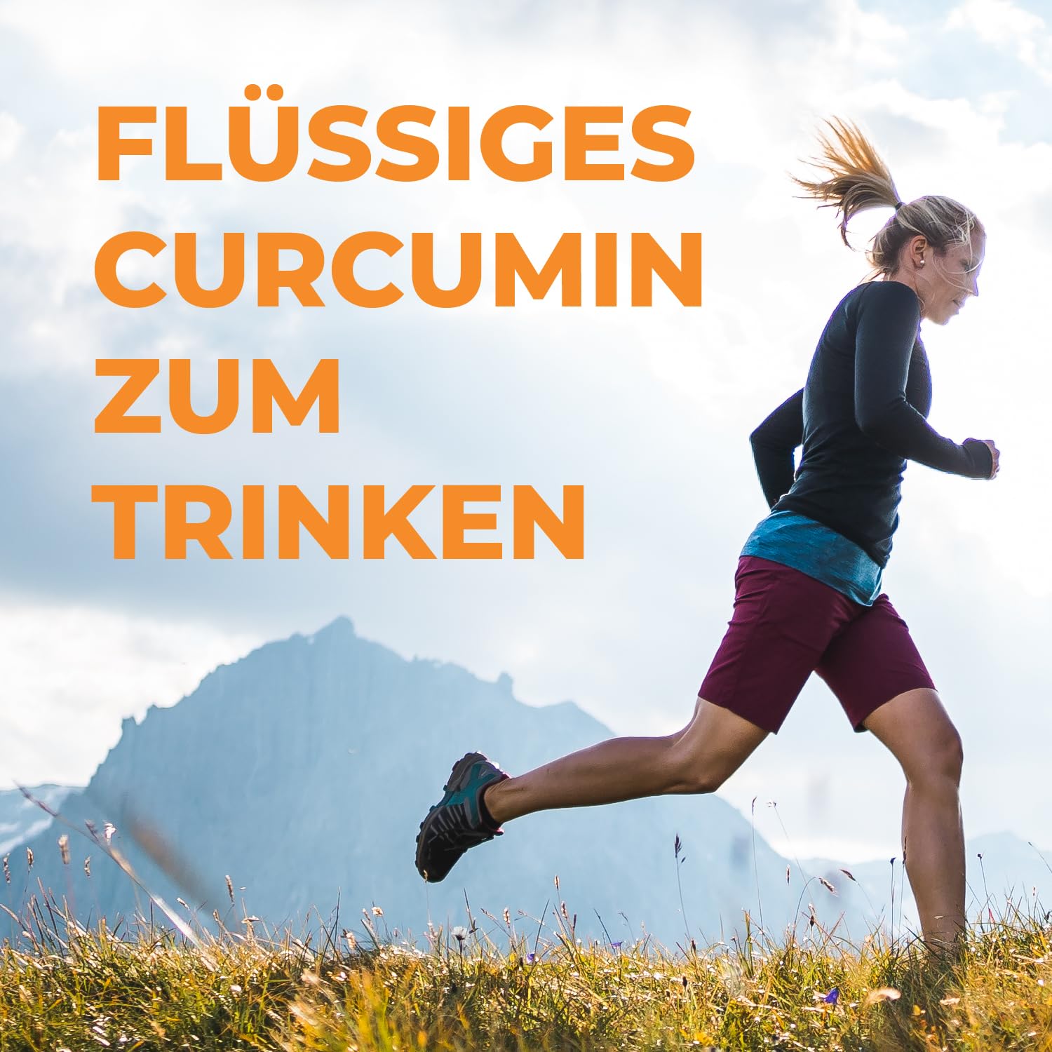 ALP CURCUMIN Trinkampullen mit Vitamin D3 K2, 14x 25 ml