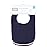 Hudson Baby Unisex Baby Drooler Bib with Waterproof Lining, Blue Burgundy, One Size