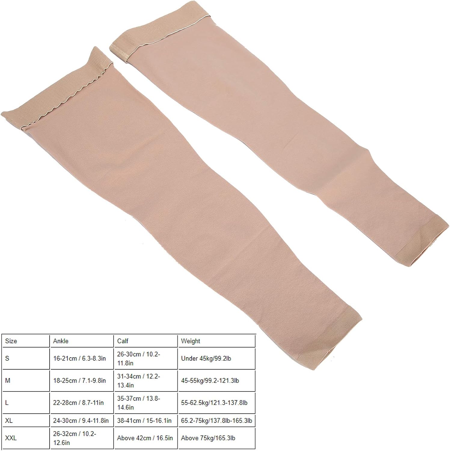 Calf Compression Stockings with Foot Compression Sleeves Class with