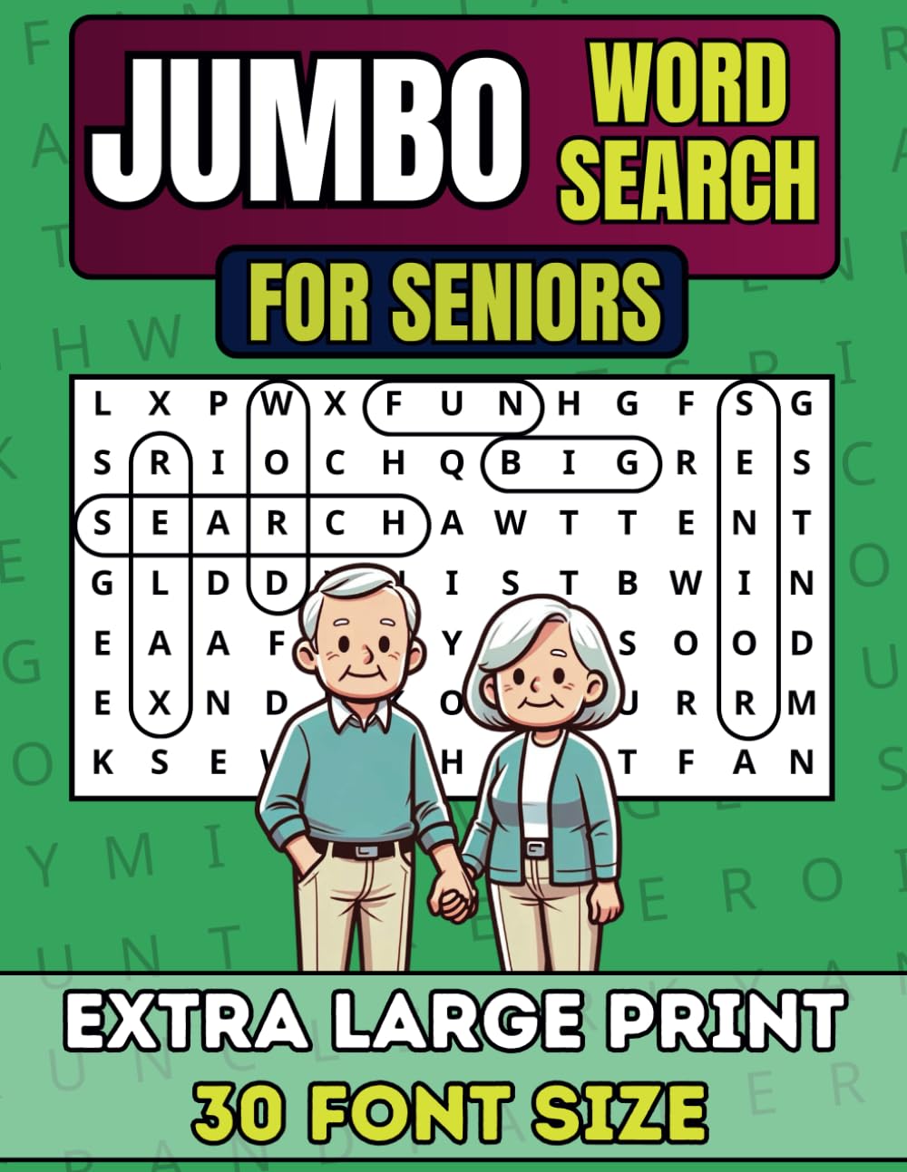 Jumbo Word Search For Seniors: Extra Large Print Word Search Book For Seniors &