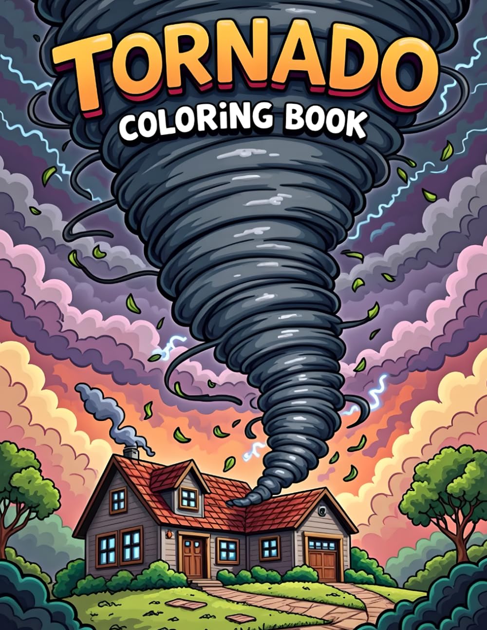 Tornado Coloring Book for Kids: Whirling Tornadoes and Twisting Fun for Creative Kids!