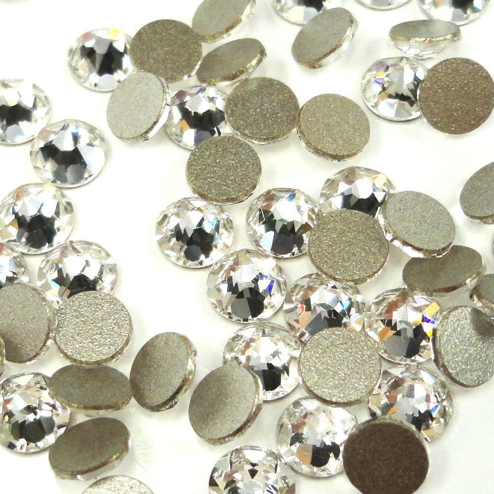 720 pcs Crystal (001) Clear Swarovski 2088 Xirius 12ss Flat Backs Rhinestones 3mm ss12 (Crystal-Wholesale) - Image 2