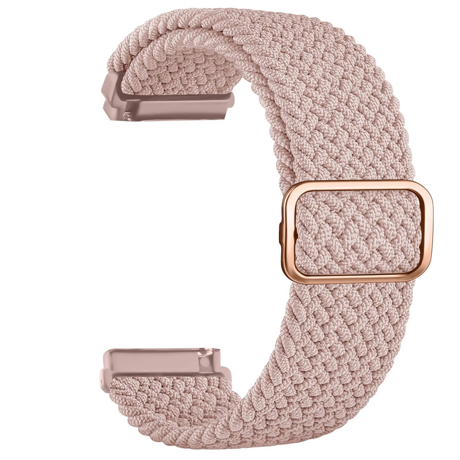 TobfitNylon Single Loop Woven Watch Strap Compatible with Fitbit Versa/Versa 2 Smart Watch (Watch Not Included), Removable Sport Belt for Men and Women