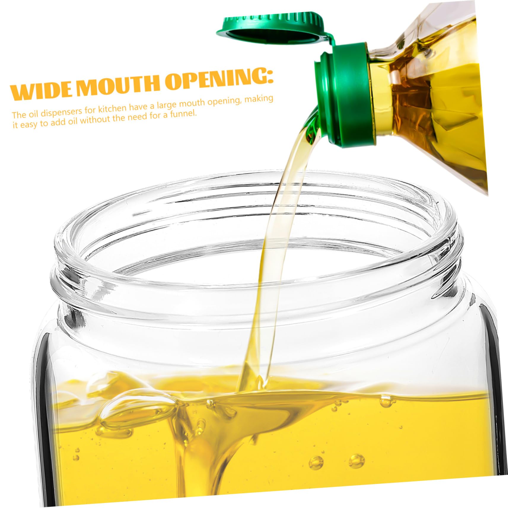 4pièces Bouteille Distributrice Huile Avec Pulvérisateur Pour Huile Olive Contenant Pratique Pour Cuisine Et Pique-