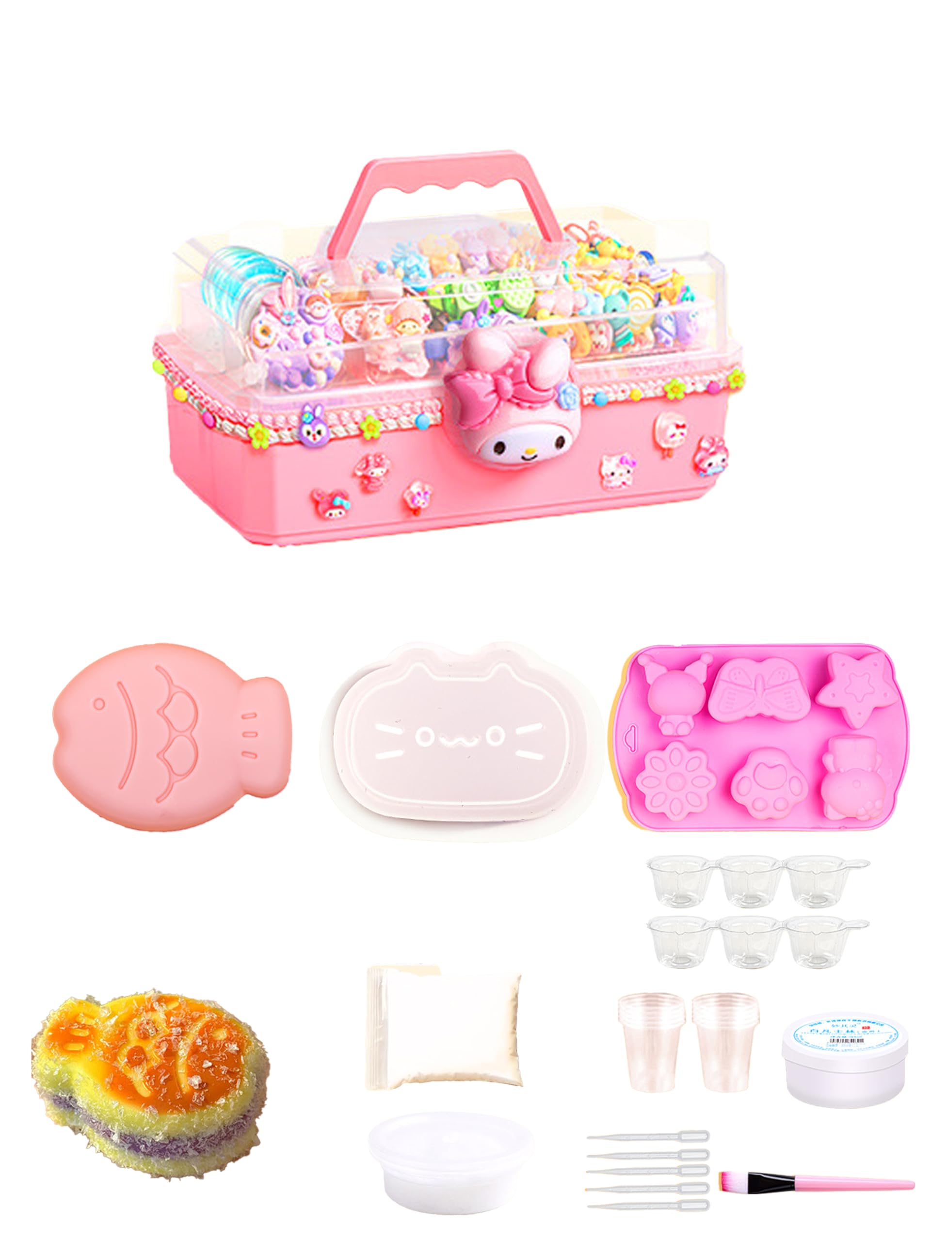 Amazon | AAGWW スクイーズ ツクル スクイーズ 手作り セット 3 層式