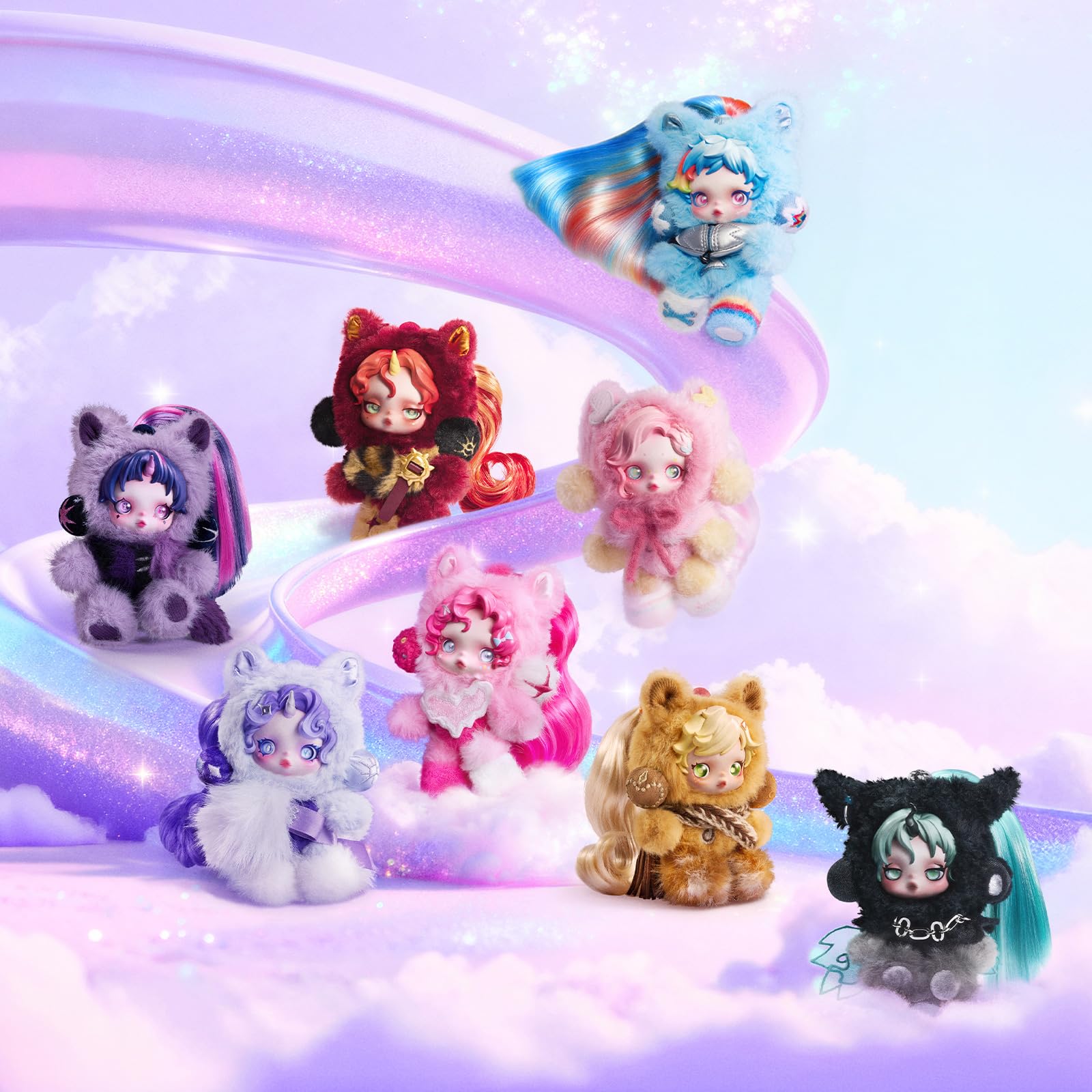 Amazon | POP MART SKULLPANDA × My Littleシリーズぬいぐるみ