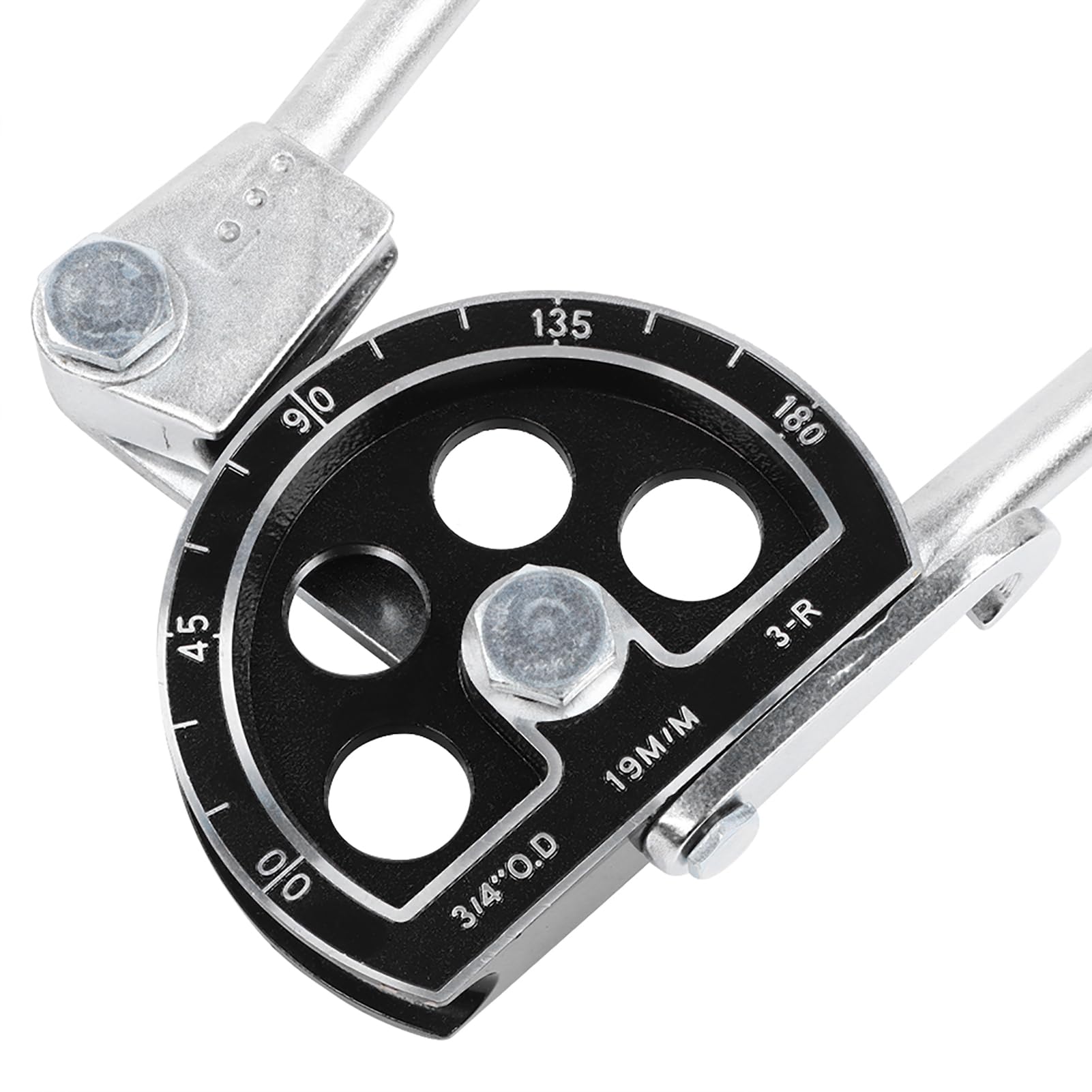 Generic Giętarka do Rur 19 Mm Stal + Aluminium Trwała 180° Giętarka do Rur Miedzianych, Narzędzie Ręczne dla Hydraulików, Model CT-364-12