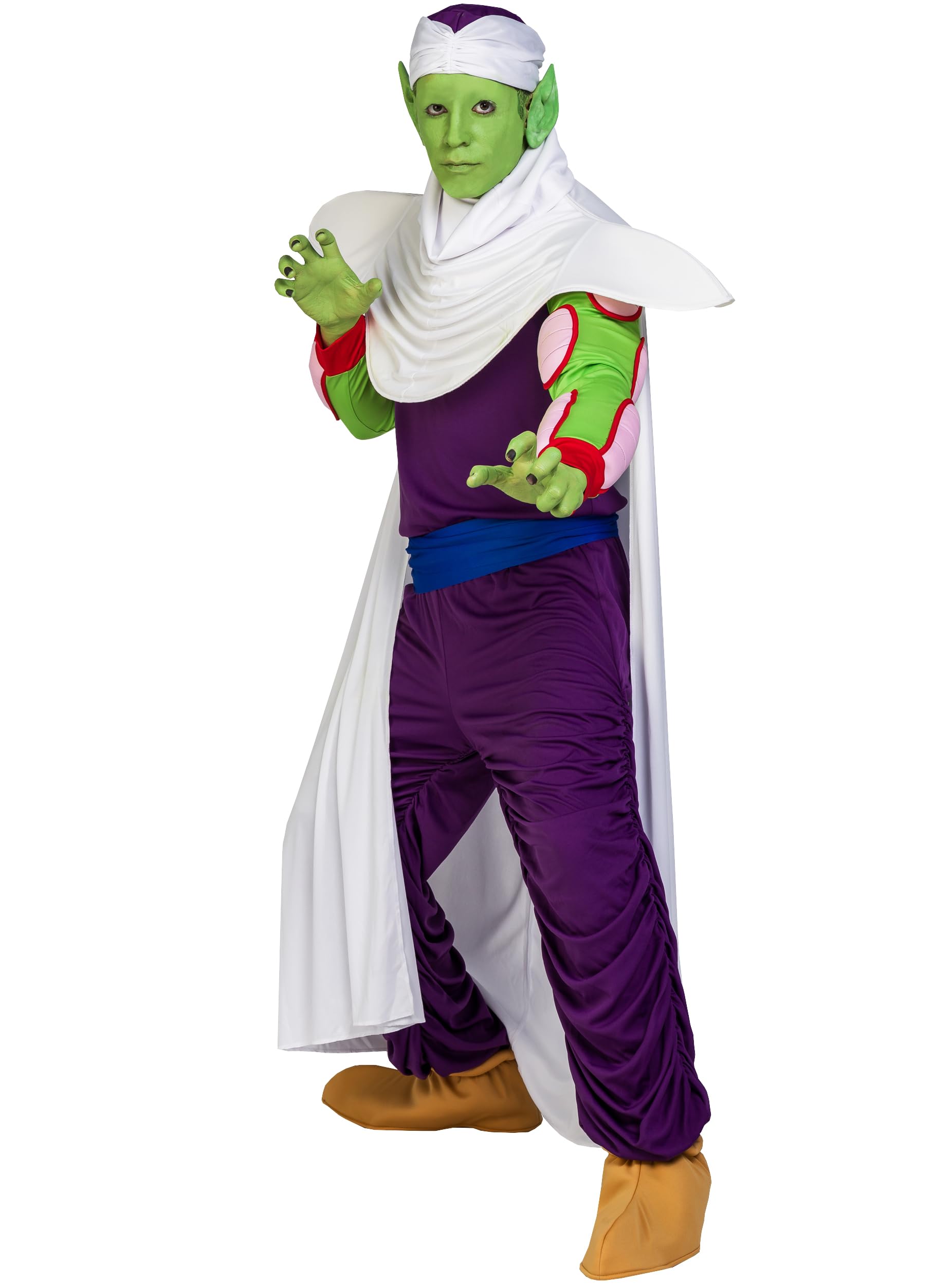 Funidelia | Disfraz de Piccolo Dragon Ball para hombre Bola de Dragón, Manga, Saiyan - Disfraz para adultos y divertidos accesorios para Fiestas, Carnaval y Halloween - Talla XL - Morado