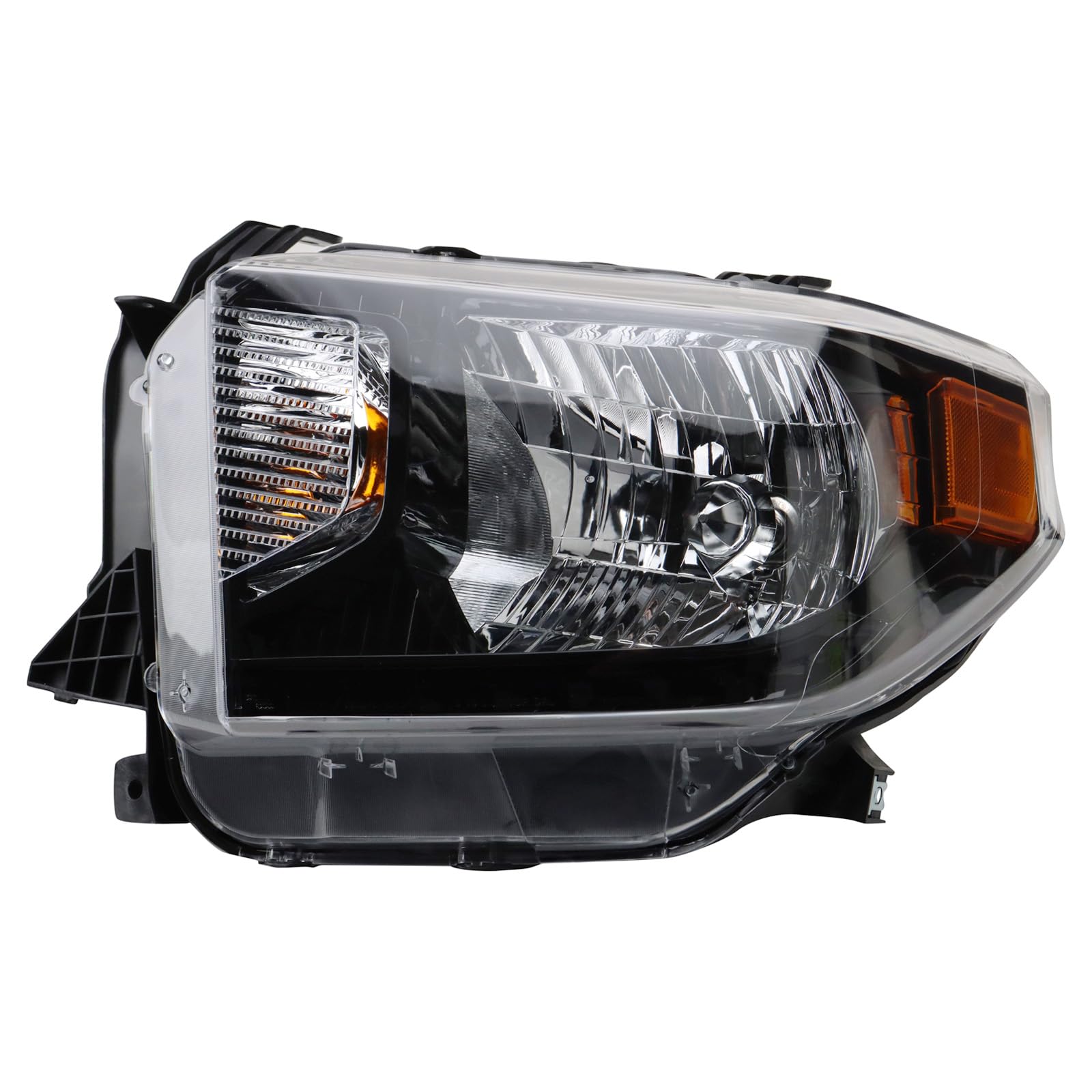 TRQ Driver Side Headlight Assembly Compatible with 2015-2017 Toyota Tundra TRD Pro TO2502235