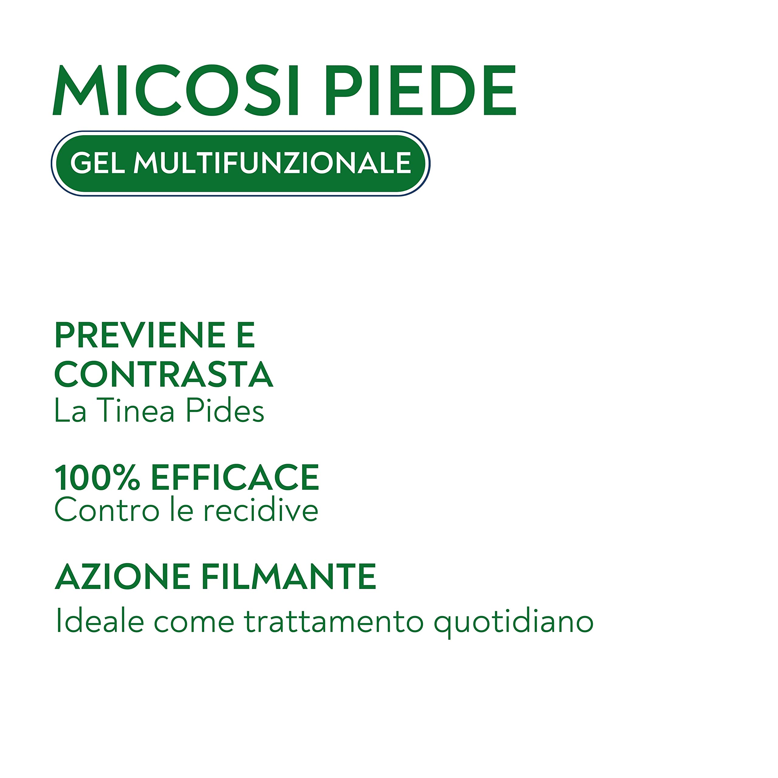 Altrapelle - Gel Multifunzionale Micosi Piede, Contrasta Dermatofitosi e Infezioni Fungine, Formula Antifungina e Lenitiva, Senza Parabeni, Trattamento Efficace per Piedi, Made in Italy, 30ml