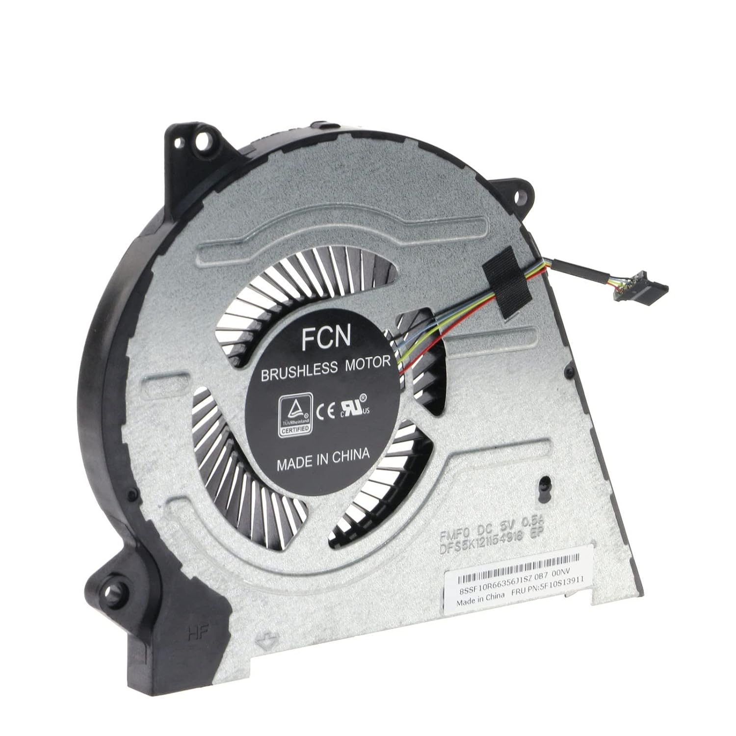 CPU GPU Cooling Fan 2.5W 5V 3.6E+3RPM 4E+1dB 82um 0.082mm 3-Pin Forced Air Cooling Fan Compatible with Lenovo IdeaPad Flex 5 14IIL05 14ITL05 14ARE05 15IIL05 81X1