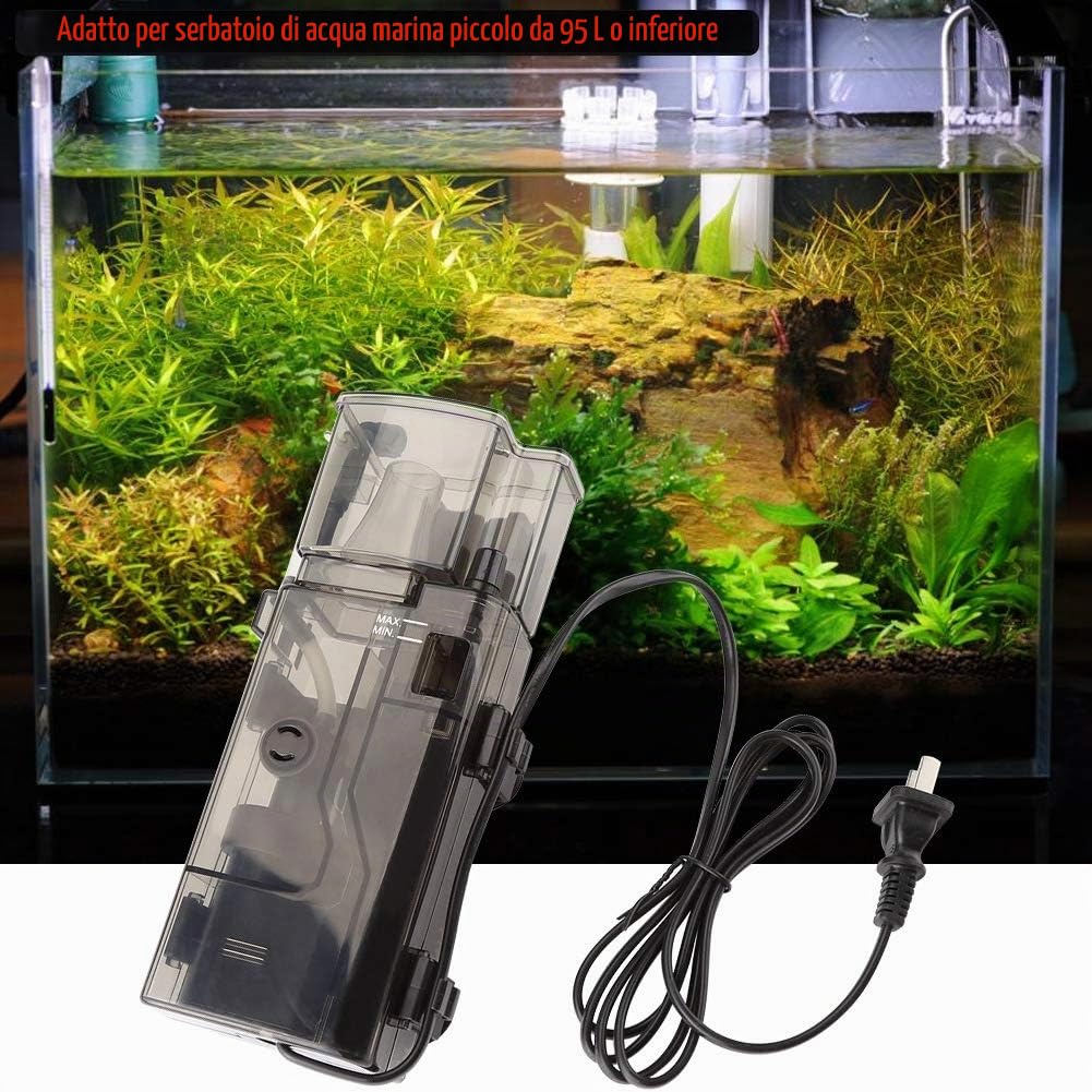 Germerse Schiumatoio di proteine per Acquario, schiumatoio di proteine per Acquario, plastica Rimovibile Durevole di Grande capacità per acquacoltura acquari di Acqua salata