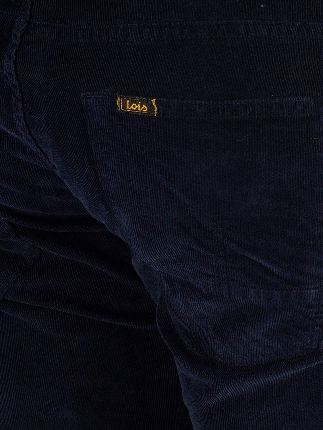 Lois Jeans de los Hombres Pantalones de Pana Sierra Fina, Azul