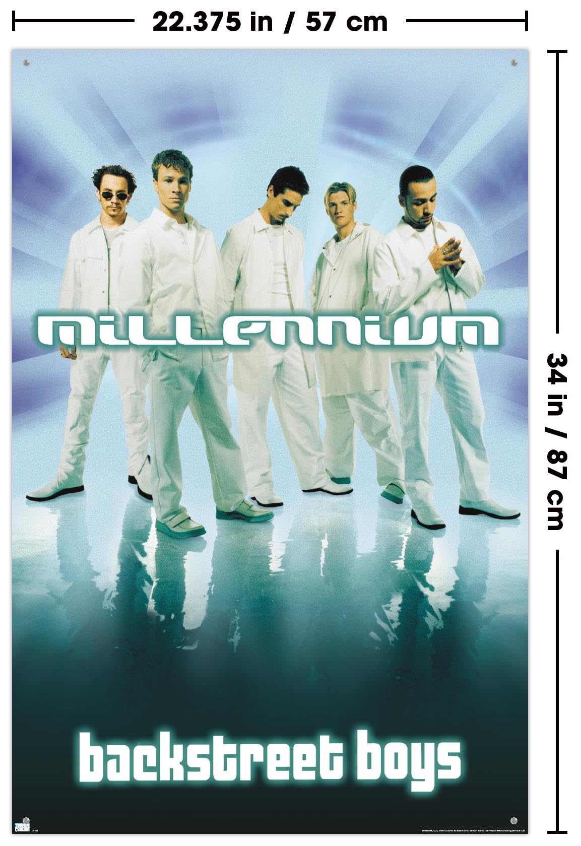 Amazon.com: Backstreet Boys - Millennium Wall Poster with Push