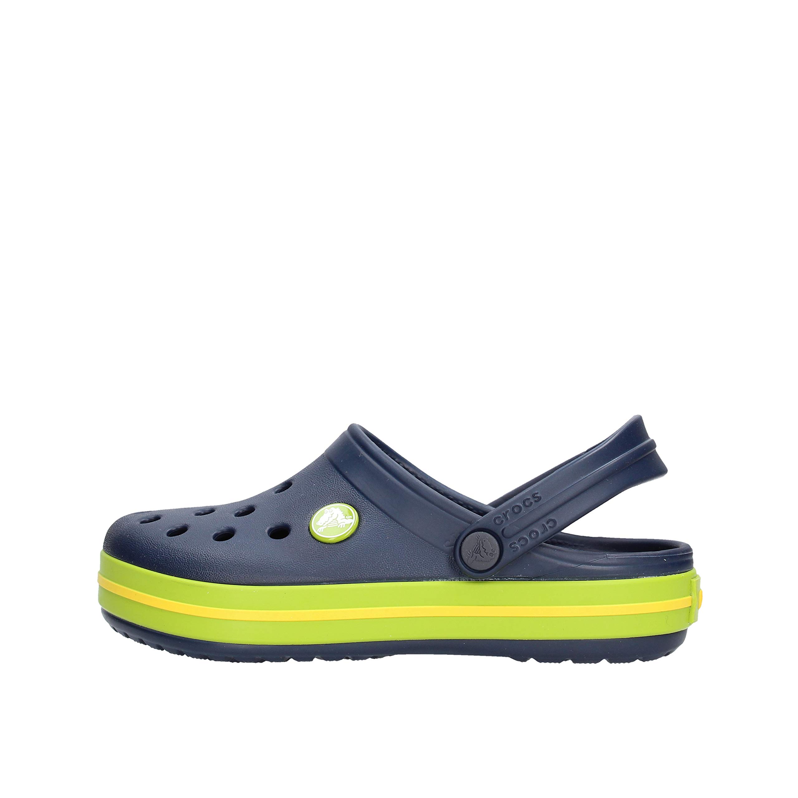 Crocs Crocband Clog K, Navy/Volt Green, 6 UK Child